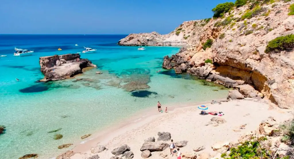 Cala Tarida - A Beautiful Beach on the West Coast of Ibiza