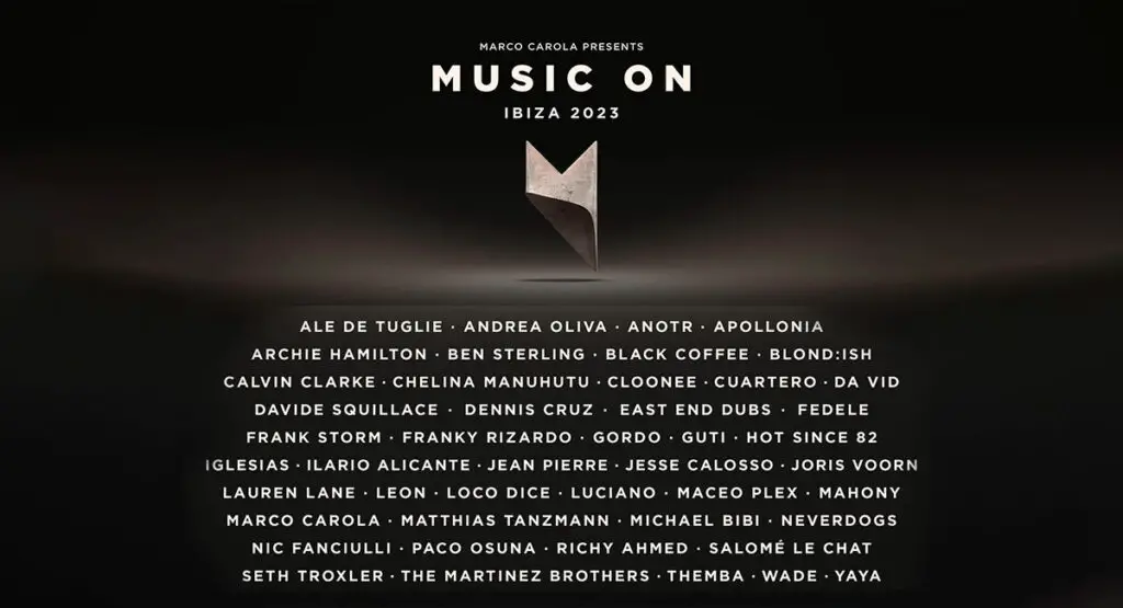 Music On Unveils Its 2023 Line-Up at Pacha Ibiza - Repeat Ibiza