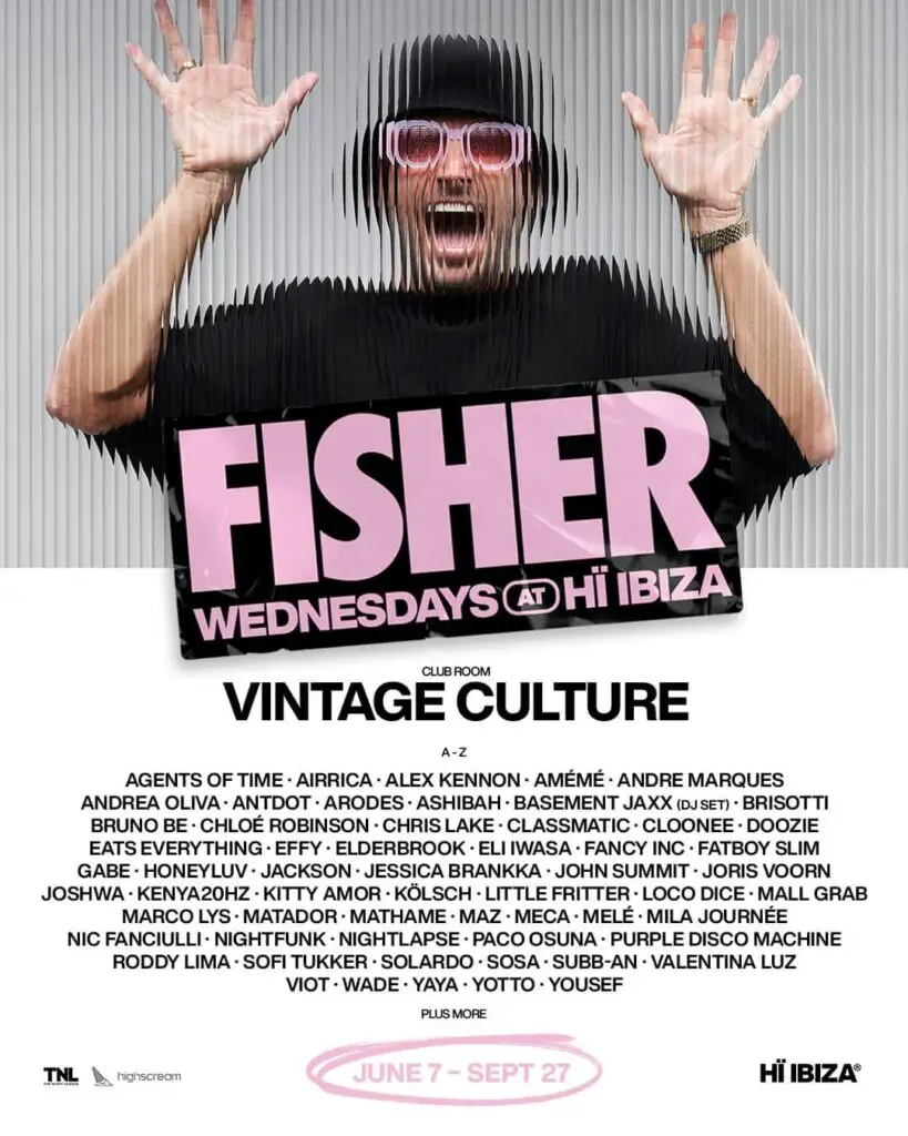 FISHER and Vintage Culture return to Hï Ibiza for 17-week summer residency