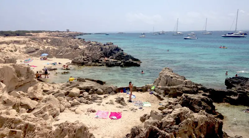 Ibiza Nude Beach: End of Ses Salines, San José