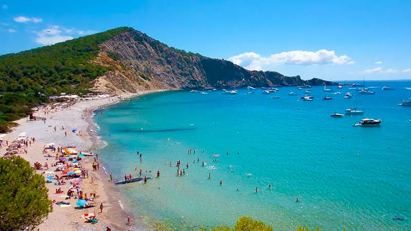 A young British tourist drowned in Cala Jondal this afternoon