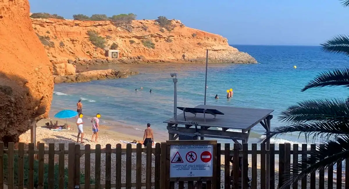 Sa Caleta Beach Closure Sparks Safety Concerns