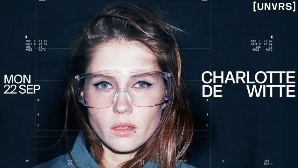 Charlotte de Witte Ibiza 2025 show lands at [UNVRS] on 22 September. One night. One artist. Pure techno energy.