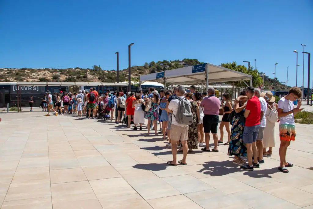 Long Queues for Taxis and Buses