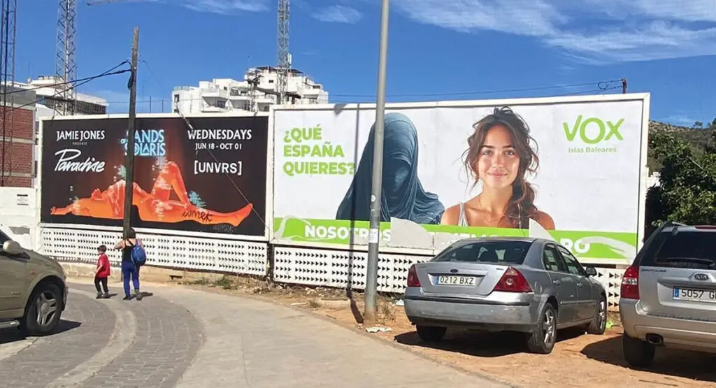 Vox Cartel in Sant Antoni Sparks Controversy Over Hate Speech