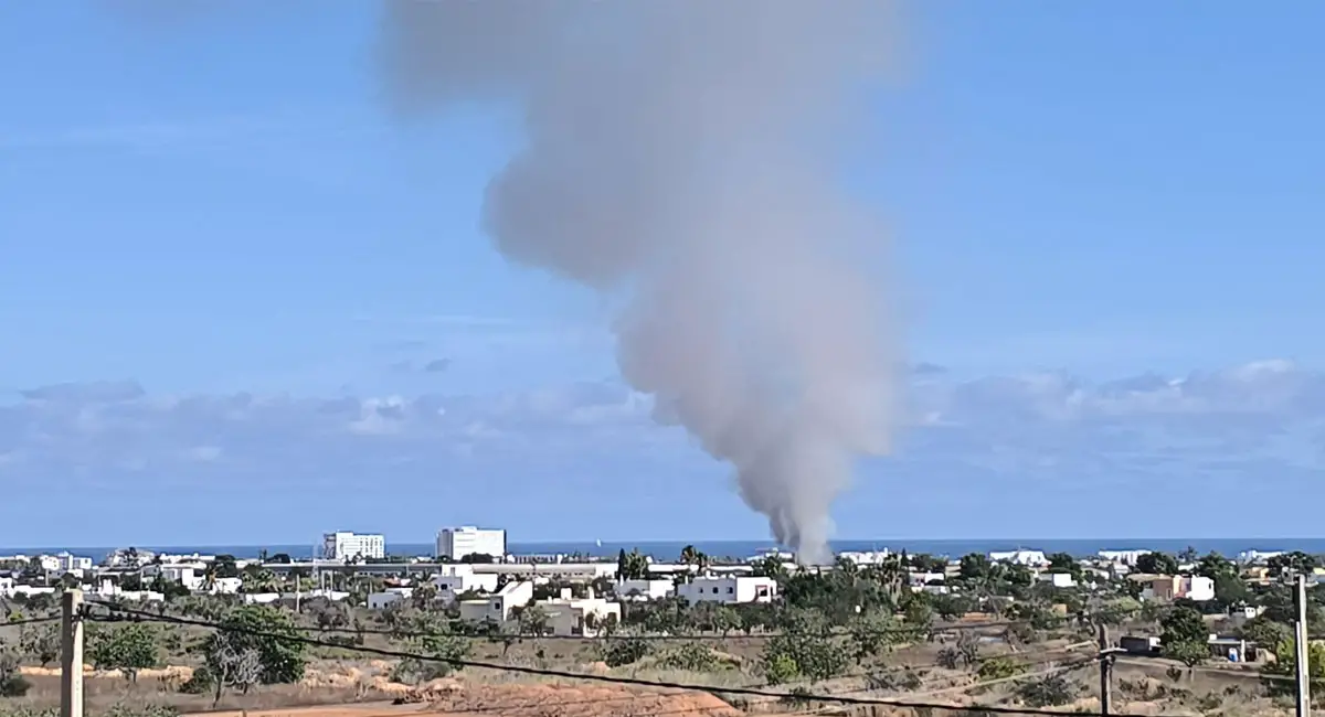 Fire Erupts Near Hotel Fergus Shocks Tourists in Platja D’en Bossa