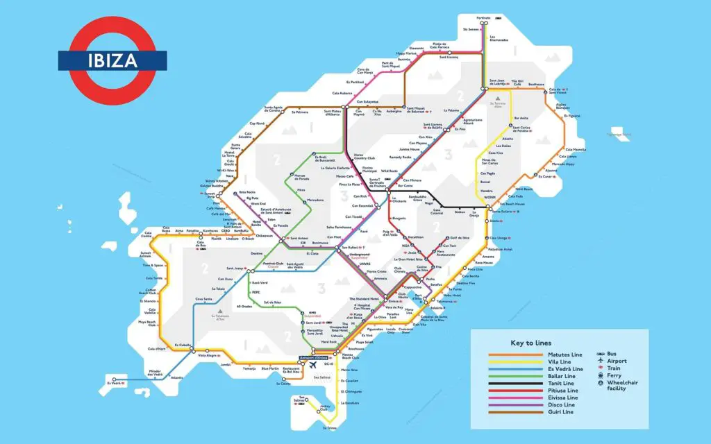 What Would Happen If Ibiza Had A Metro? Ibiza Tube Map 2025 Reveals The Idea