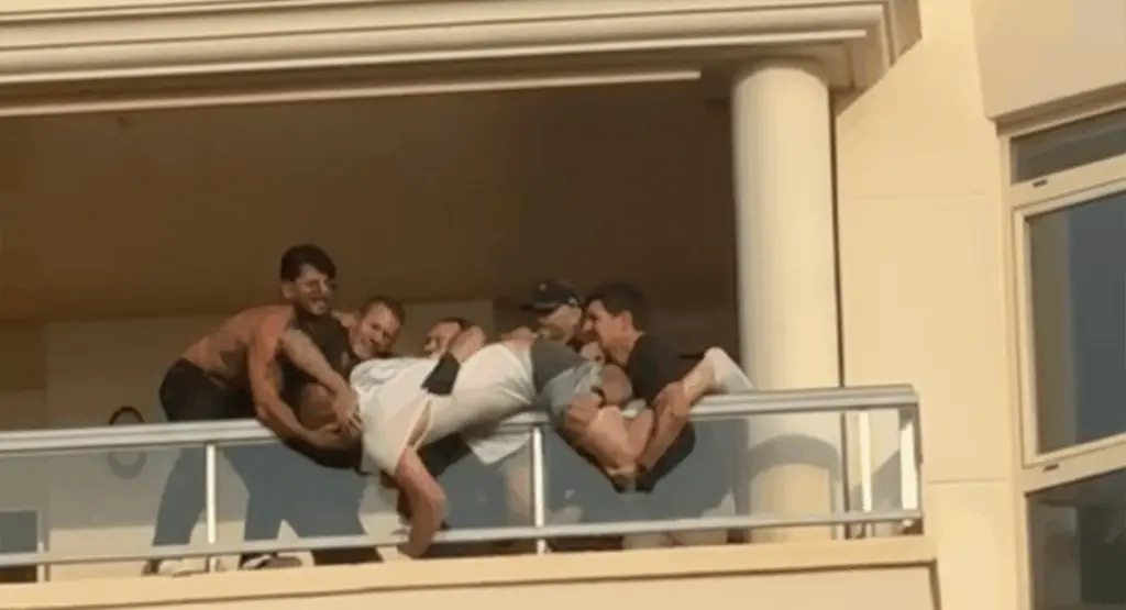 Italian Man Tries To Jump From Fourth-Floor Balcony In Ibiza