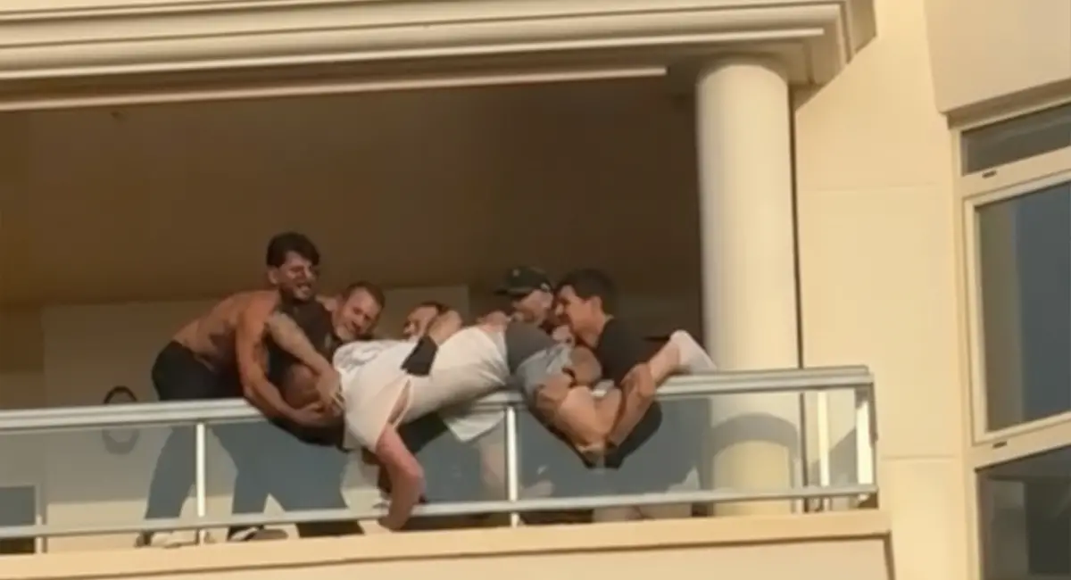 Italian Man Tries To Jump From Fourth-Floor Balcony In Ibiza